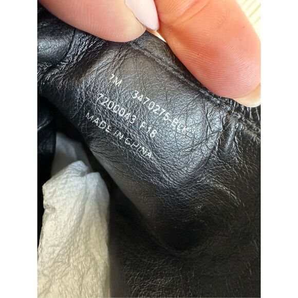 Frye Lena Harness Bootie 70275 Womens Black Leather Zipper Booties Boots - $268 - Picture 10 of 14